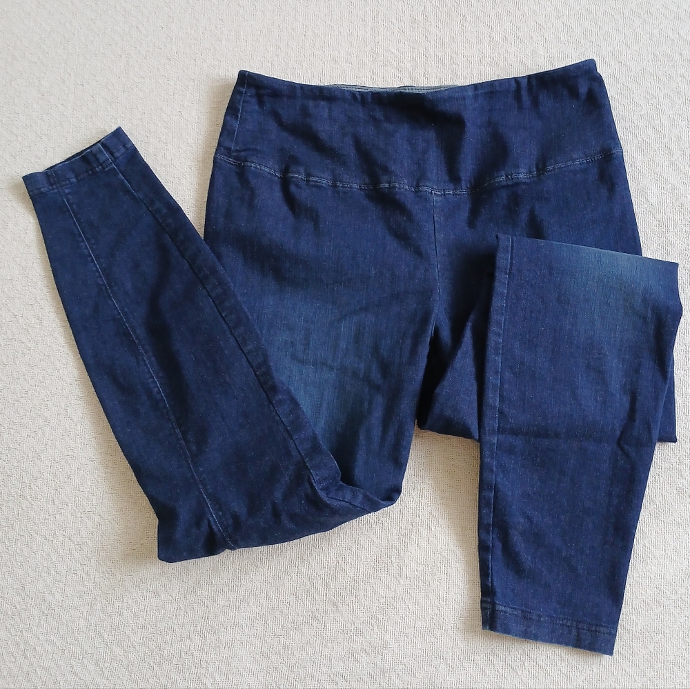 whbm ♡ runway blue legging 14 casual elegance smart basic minimalist chic quiet